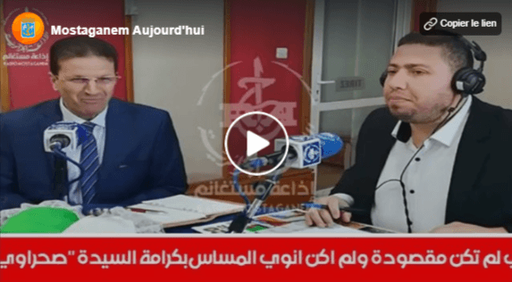 VIDÉO. Le wali de Mostaganem présente ses excuses à la population