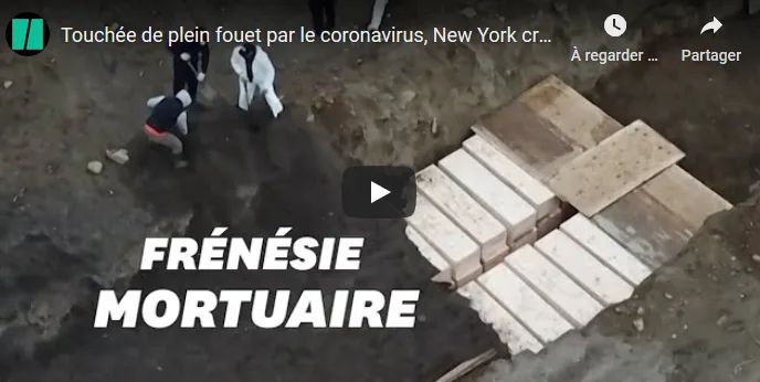 VIDÉO. New York : des victimes du coronavirus enterrées sur « l&rsquo;ile des morts »