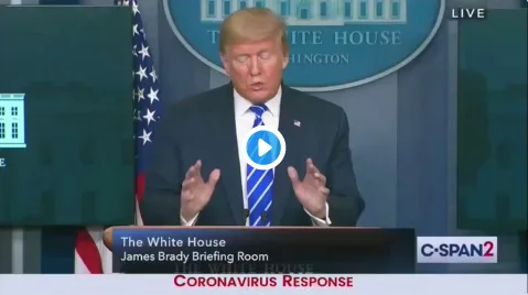 VIDÉO. Covid-19 : Trump suggère une injection de désinfectant dans le corps des malades