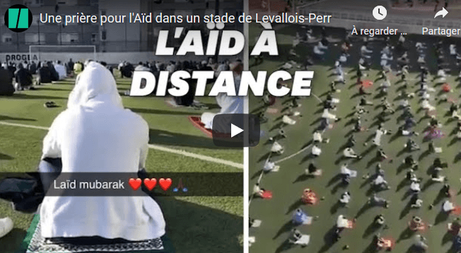 VIDÉO. France : une prière pour l&rsquo;Aïd el-fitr dans un stade