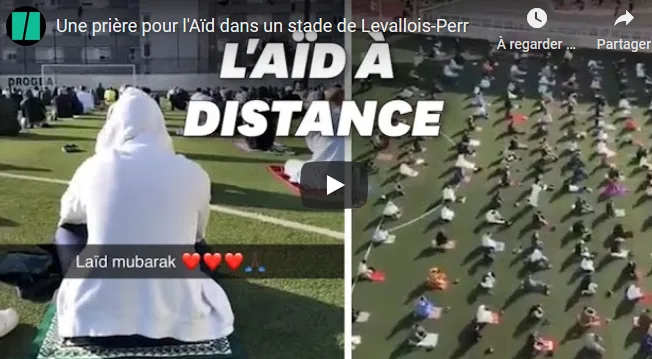 VIDÉO. France : une prière pour l&rsquo;Aïd el-fitr dans un stade