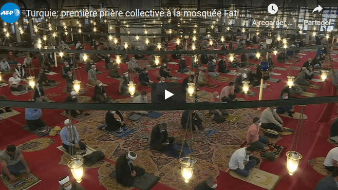 VIDÉO. Turquie : réouverture des mosquées aux fidèles
