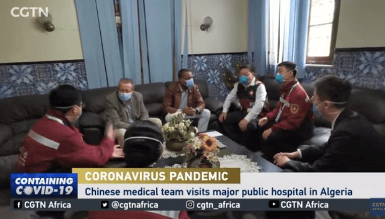 VIDÉO – Coronavirus : l&rsquo;équipe chinoise visite le CHU de Bab El Oued