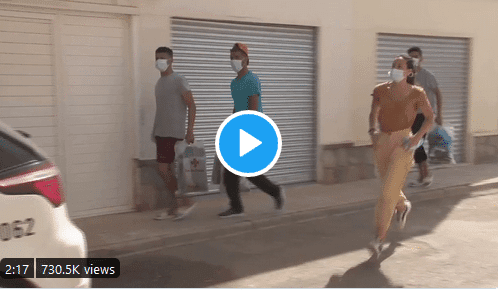 Des sans-papiers algériens chassés par la population en Espagne (vidéo)