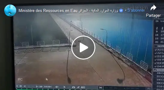 VIDÉO. Le séisme de Mila vu par une caméra de surveillance du barrage de Beni Haroun