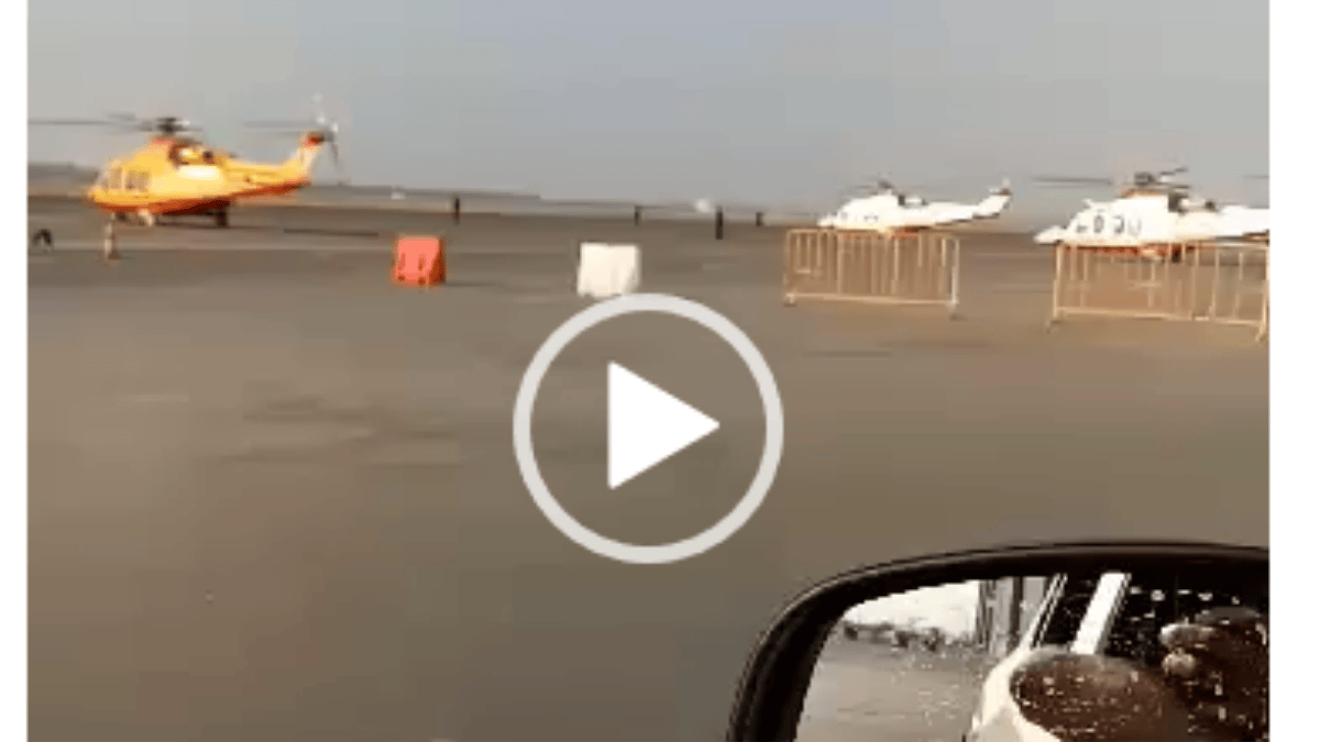 VIDÉO. Aéroport d’Alger : décollage des hélicoptères pour éteindre les feux