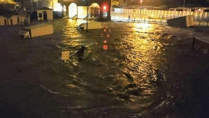 Inondations à Jijel : « aucune perte humaine », 18 véhicules emportés par les eaux