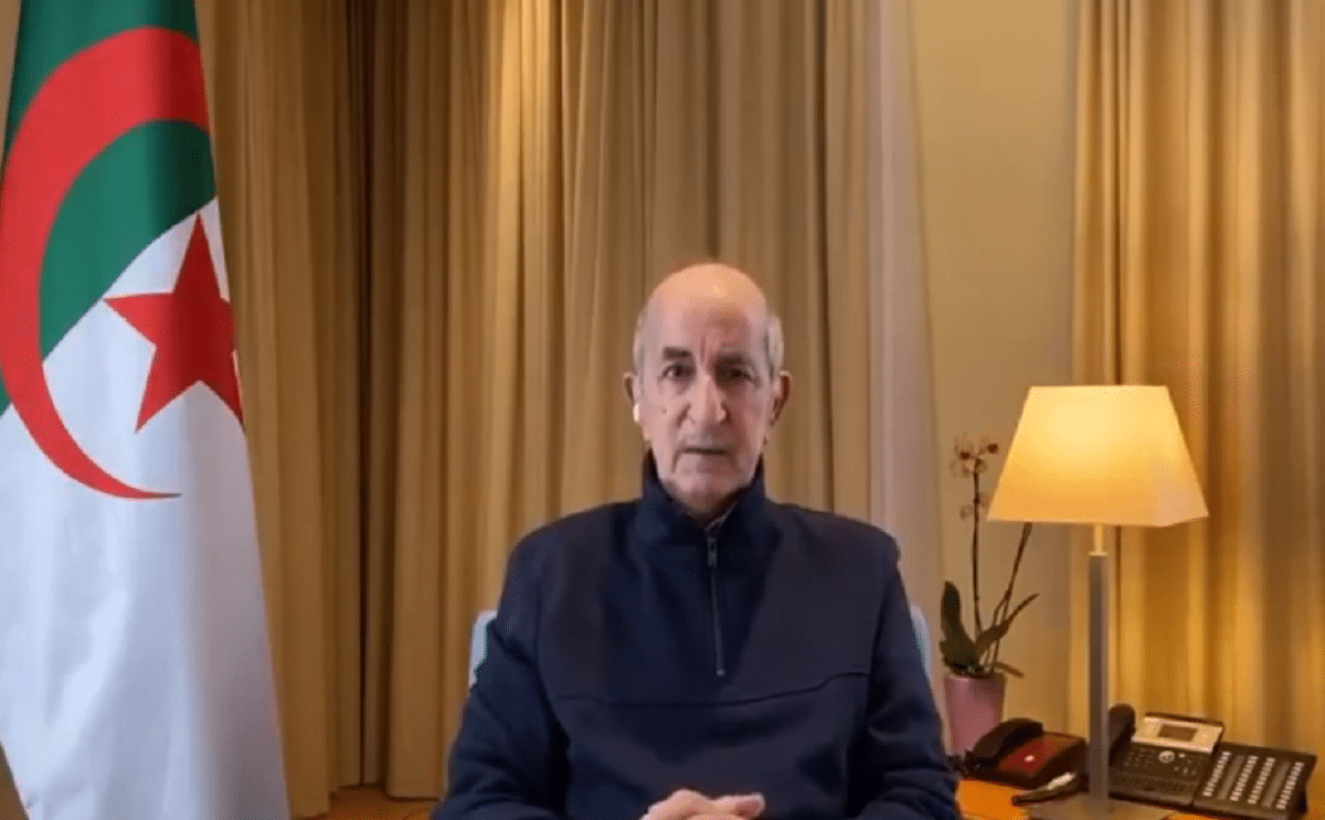 Tebboune s’adresse aux Algériens dans un message vidéo