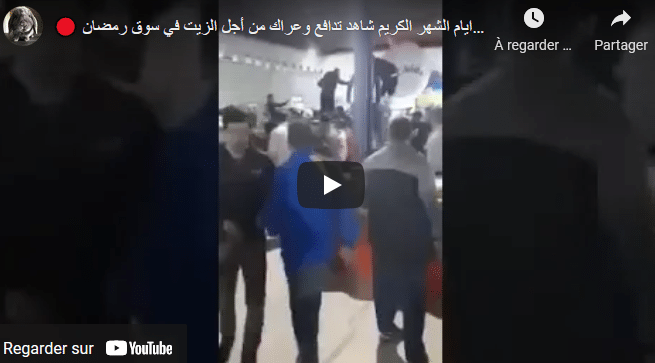 VIDÉO. Bousculade pour l’huile au premier jour du Ramadan