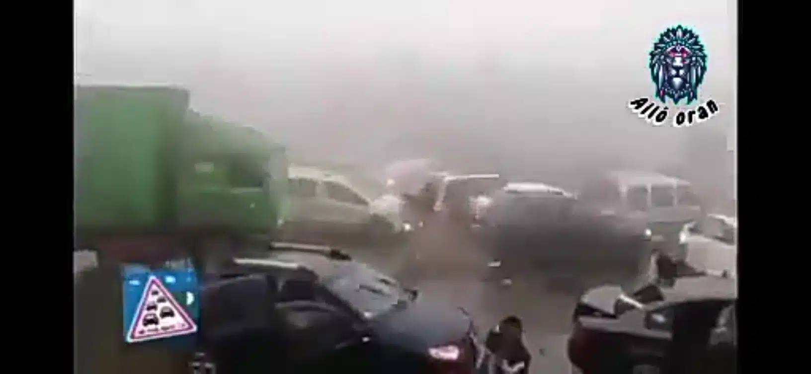 VIDEO. Carambolage géant sur l’autoroute est-ouest