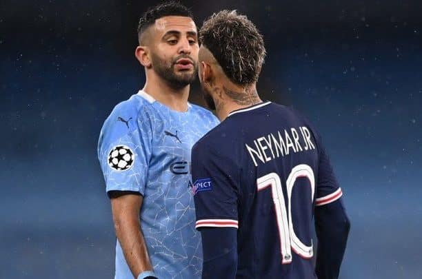 PHOTO. Mahrez-Neymar, le match dans le match