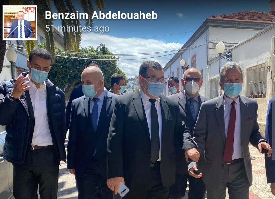 Deux ministres et un sénateur rendent visite à la Moudjahida Djamila Bouhired