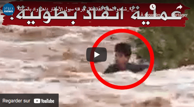 VIDEO. Le sauvetage héroïque d’un enfant cerné par les eaux