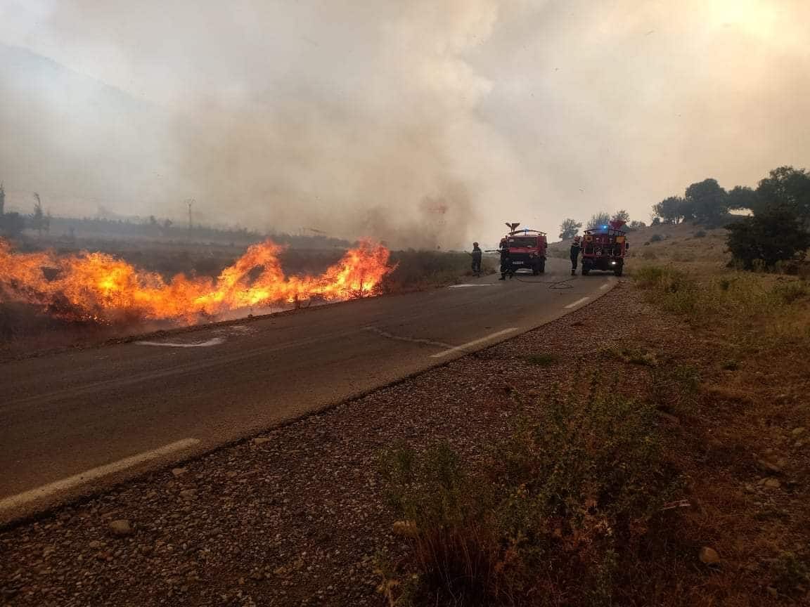 Feux de forêts : des sapeurs-pompiers agressés à Khenchela