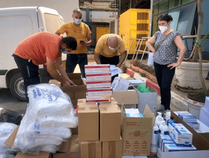 Action solidarité du groupe Castel Algérie/ NCA Rouiba pour les sinistrés des incendies en Kabylie