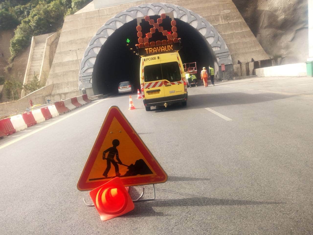 Autoroute Nord-Sud : des travaux de maintenance du tunnel de Hamdania