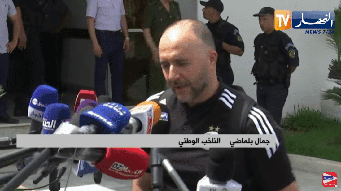 VIDÉO. La petite phrase de Belmadi sur les supporters algériens