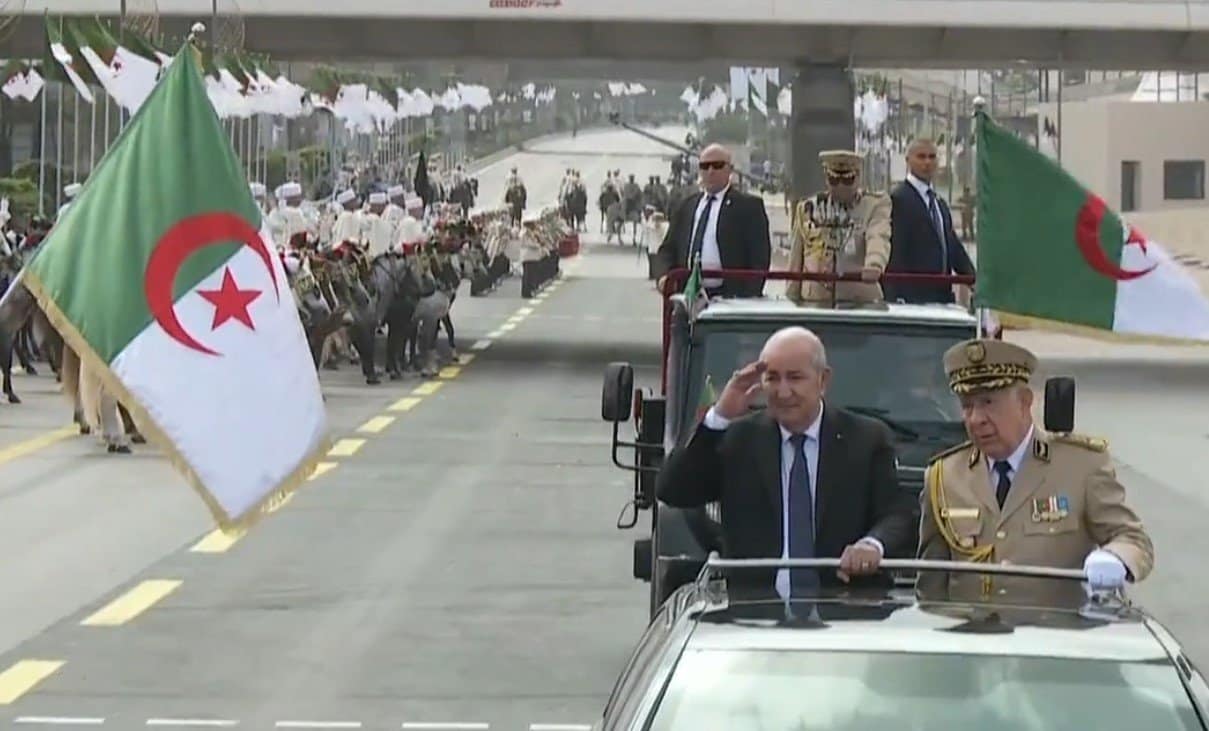 Fête de l’Indépendance : parade militaire géante à Alger – Vidéos