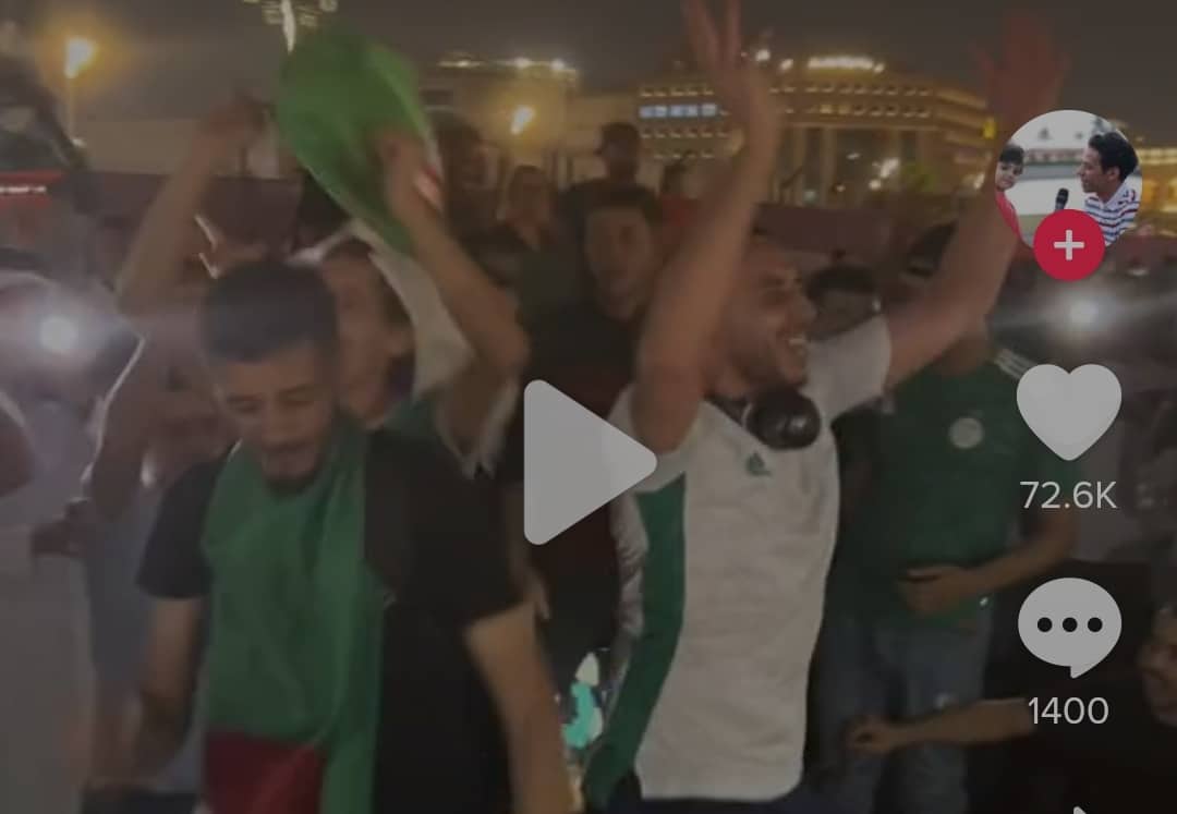 Mondial 2022 : les Algériens font la fête au Qatar – Vidéo