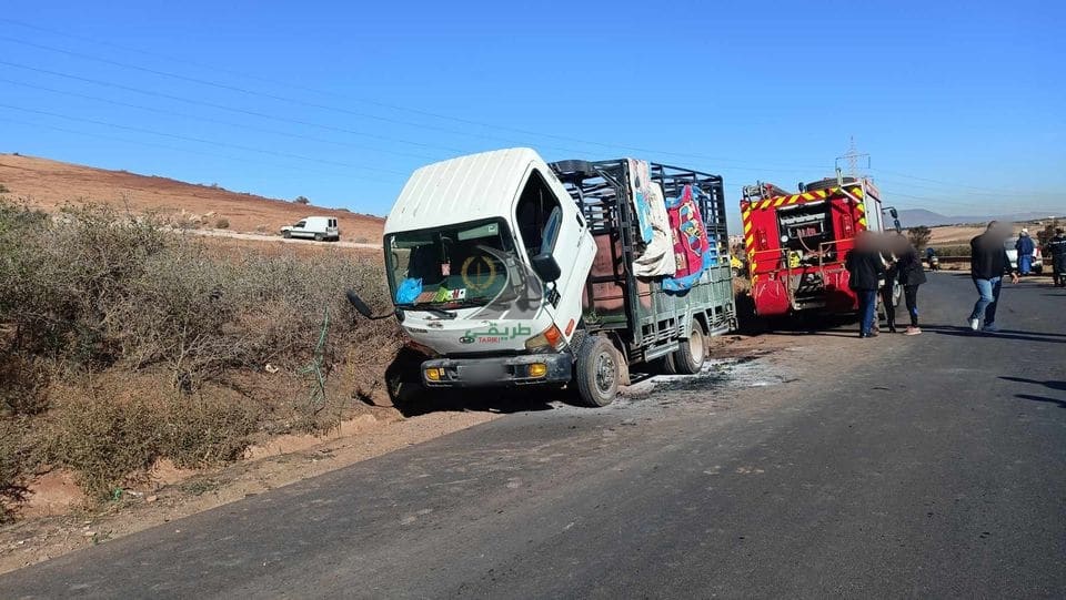 Tragédie à Oran : 5 morts carbonisés dans un accident de la route
