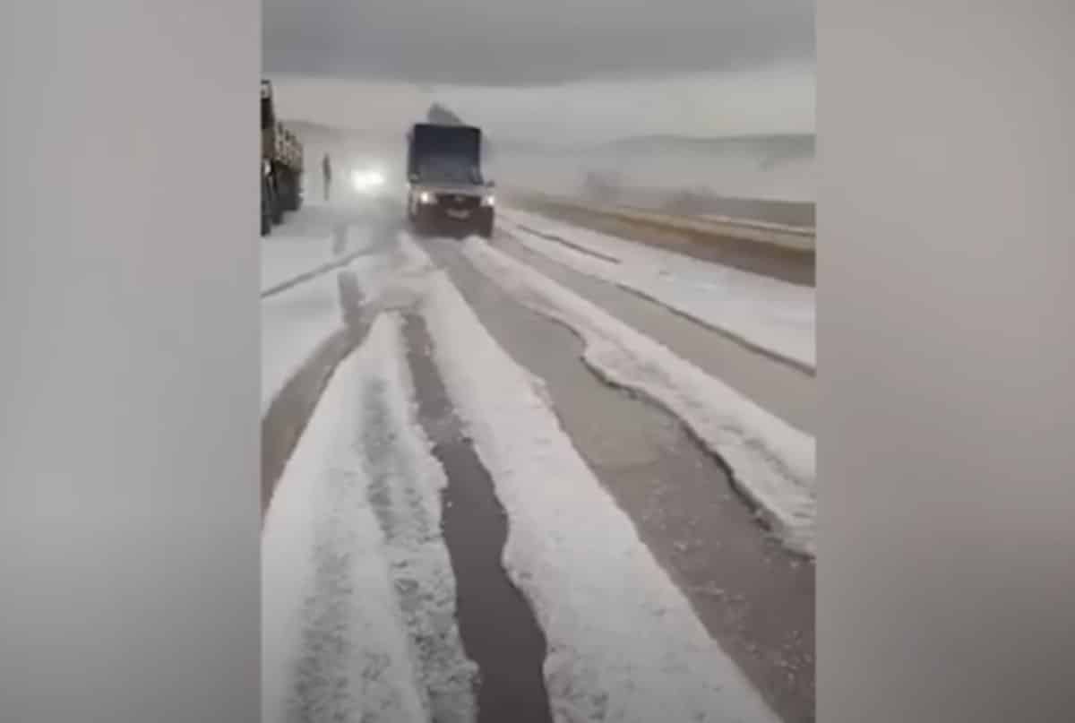 Algérie : de la neige en plein mois de juin (Vidéo)