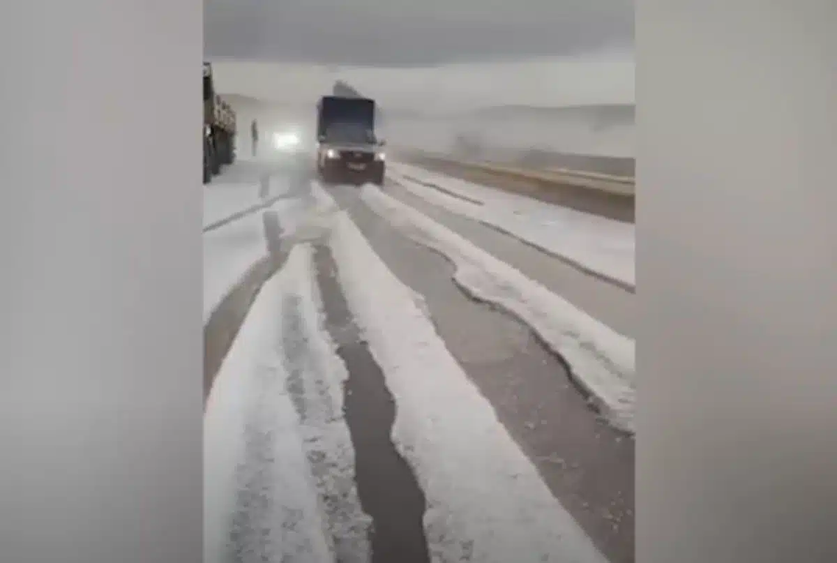 Algérie : de la neige en plein mois de juin (Vidéo)