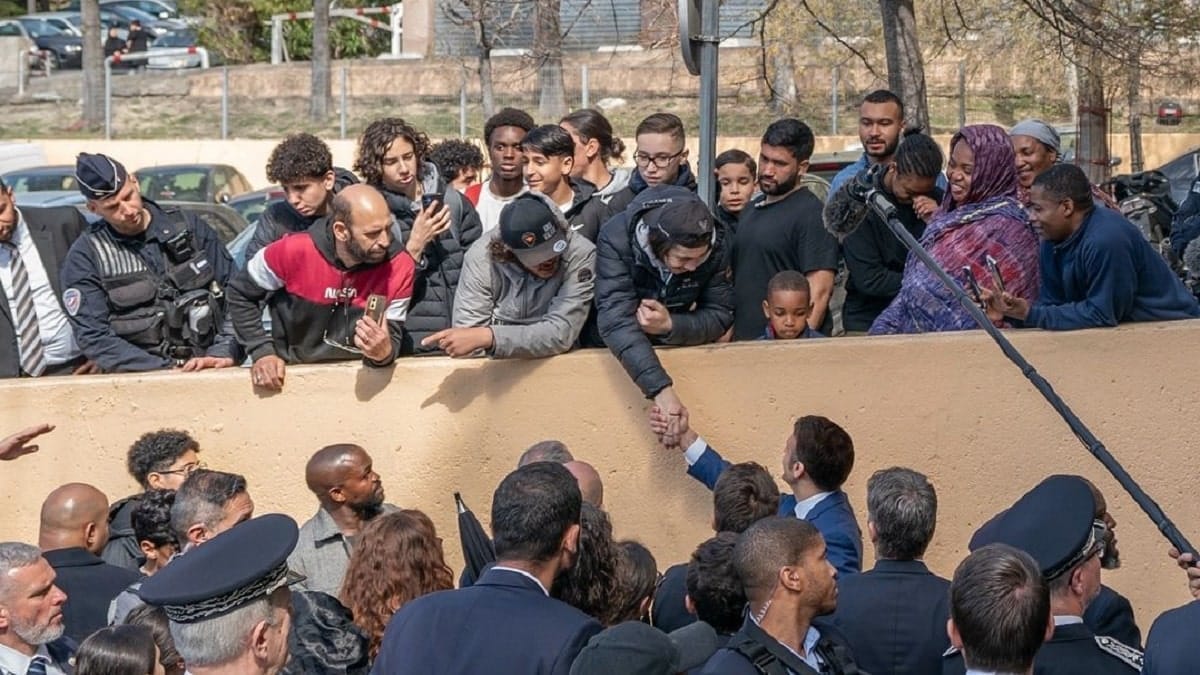 À Marseille, Emmanuel Macron rattrapé par la situation à Gaza
