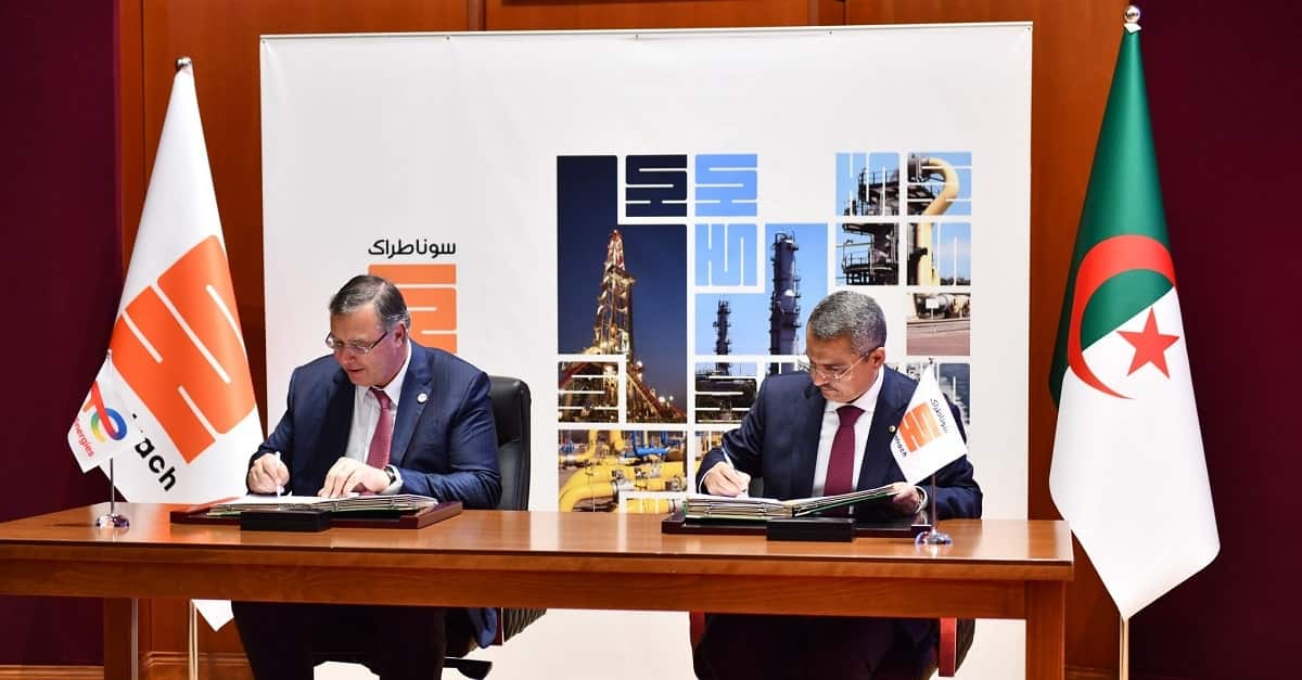 Sonatrach signe plusieurs contrats avec le Français Total