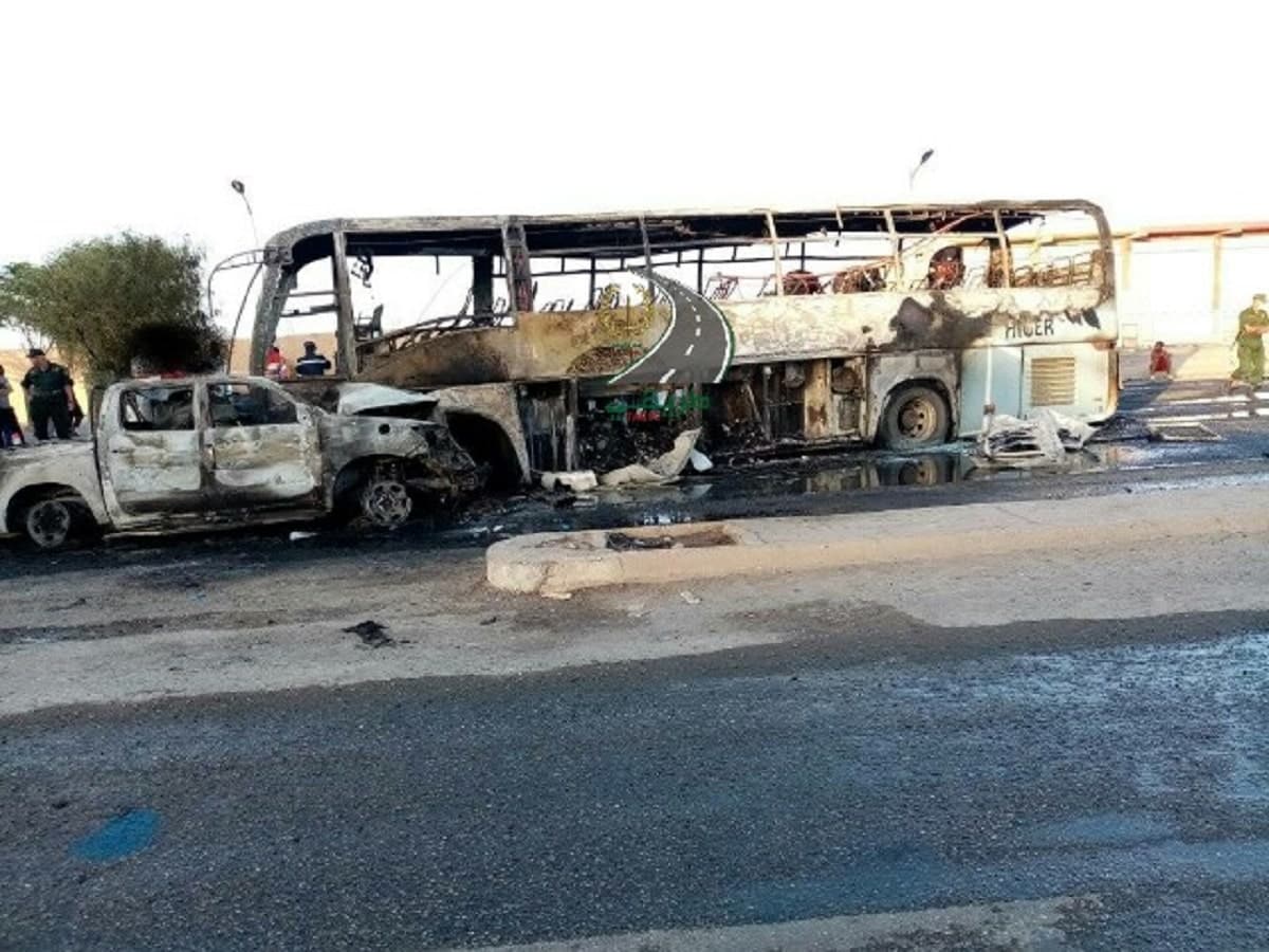 Au moins 34 morts carbonisés dans un accident de bus sur la RN 1