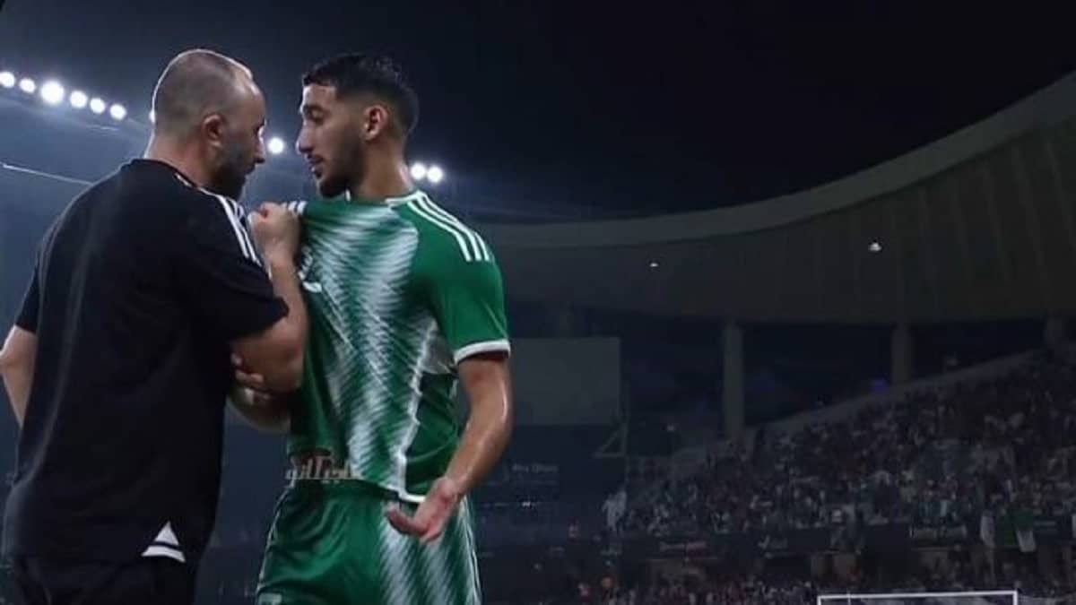 Algérie – Égypte : le geste de Belmadi sur Benrahma qui ne passe pas (vidéo)
