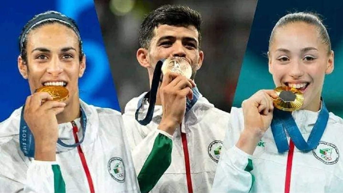 Kaylia Nemour, Imane Khelif et Djamel Sedjati accueillis en héros en Algérie