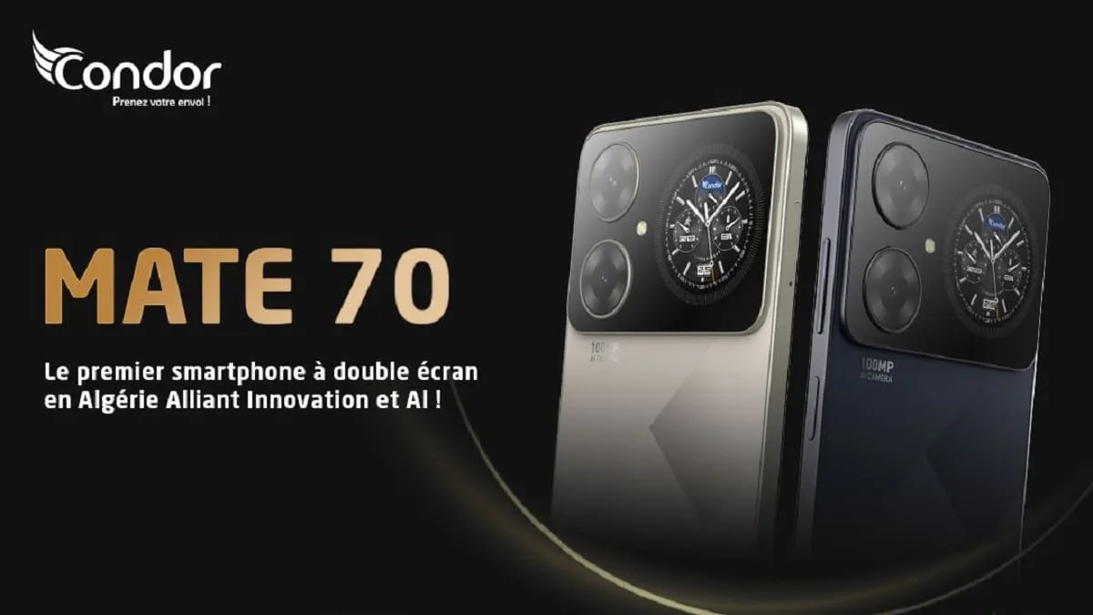 Mate 70 : voici le premier smartphone à double écran made in Algérie