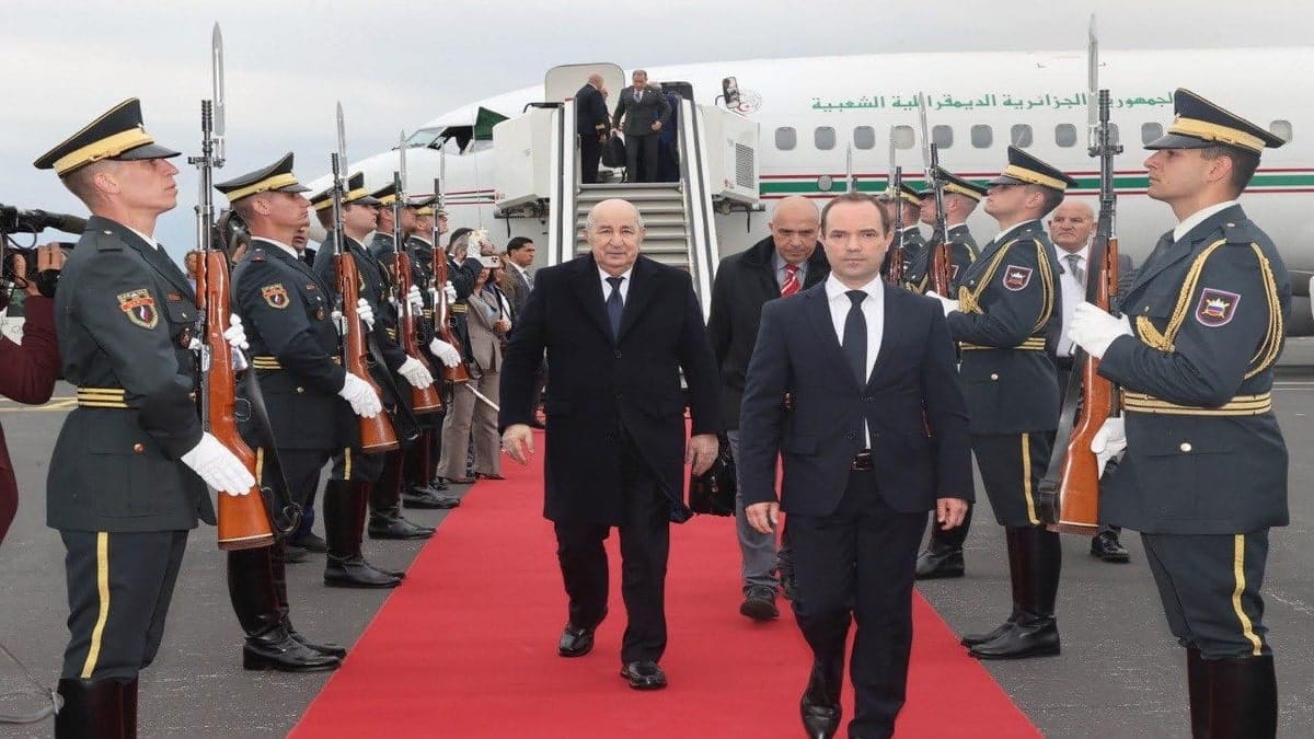 Vidéo. Petit bain de foule pour le président algérien en Slovénie