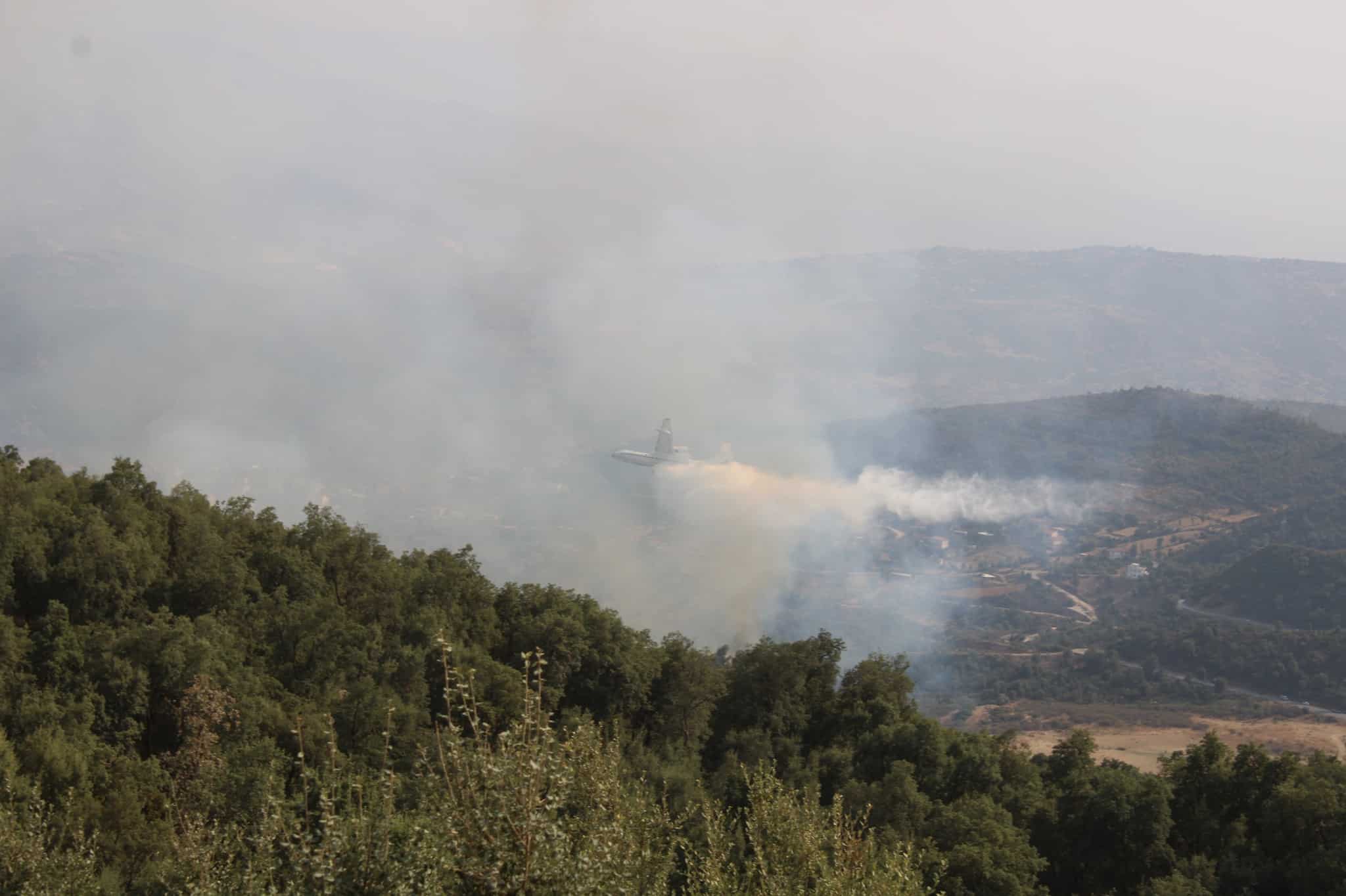 Des avions de l’ANP participent à la lutte anti-incendie