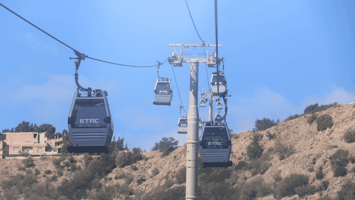Alger : le téléphérique Bab el Oued – Bouzaréah remis en service