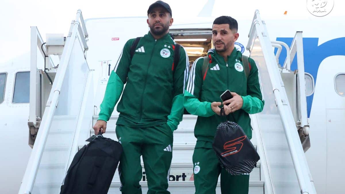 CAN 2025 : une controverse autour d’images relayées après l’arrivée de l’équipe d’Algérie à Rabat