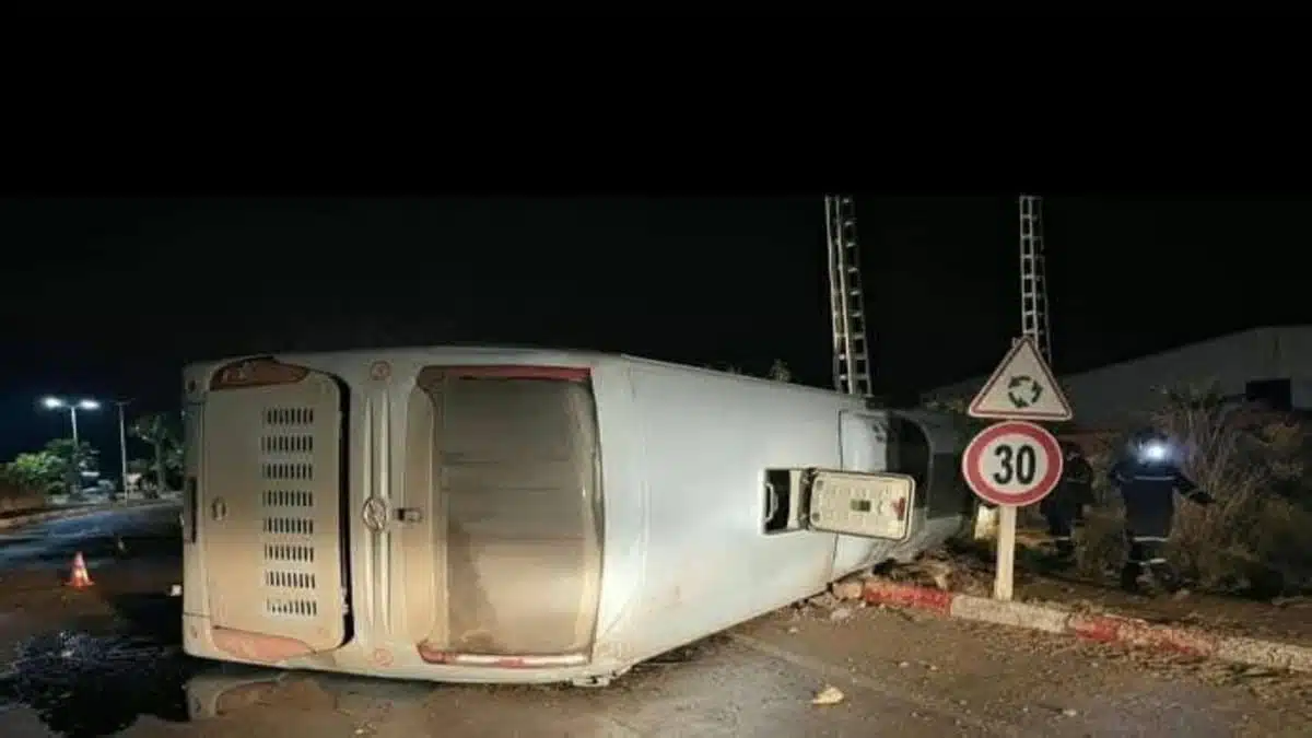Nouvel accident de bus en Algérie : 19 blessés sur la RN 1