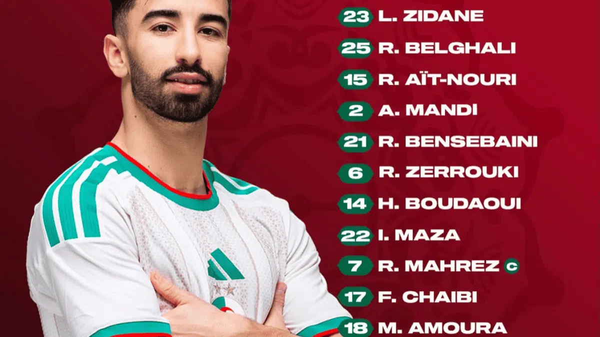 CAN 2025, Algérie – Nigéria : la composition des Verts avec une nouveauté