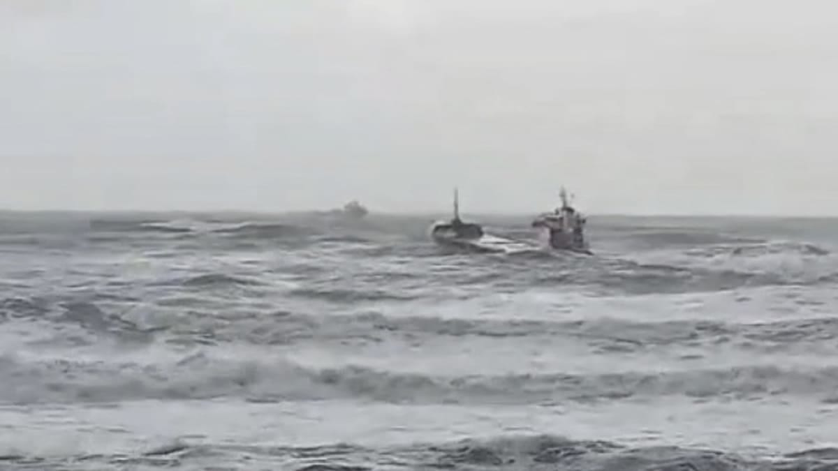 Vidéo. Algérie : images saisissantes d’un cargo au milieu d’une mer déchainée