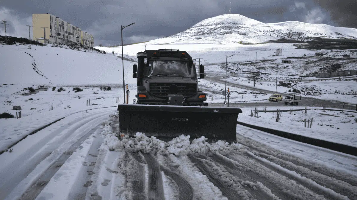 En Algérie, le même jour : chasse-neige au nord et au sud !