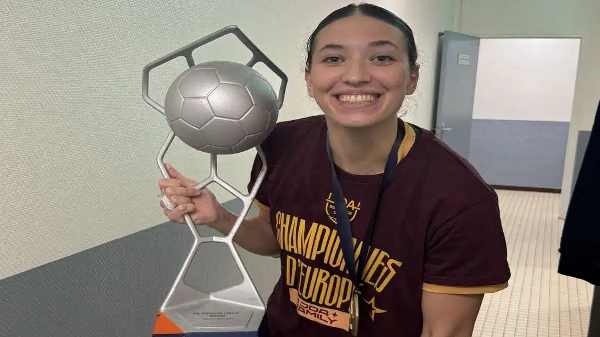 La Franco-algérienne Kenza Bouguerche sacrée championne d’Europe de handball