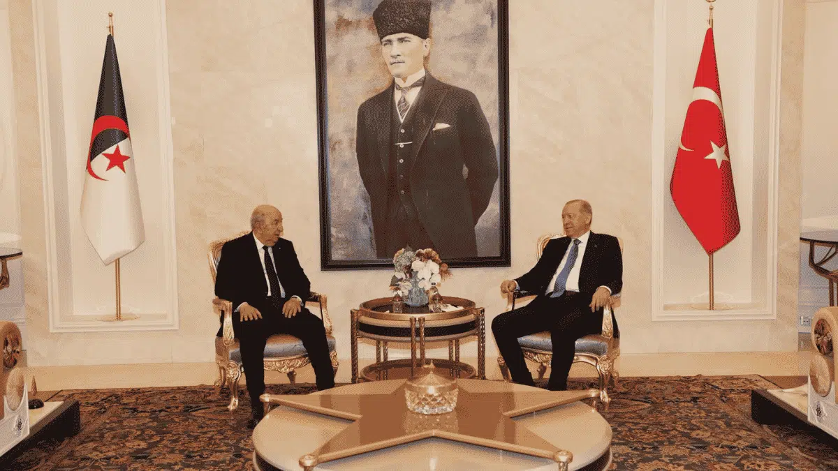 À Ankara, Tebboune et Erdogan fustigent Israël
