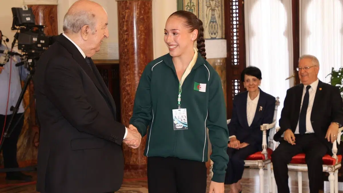 Kaylia Nemour et les autres champions algériens chez Tebboune