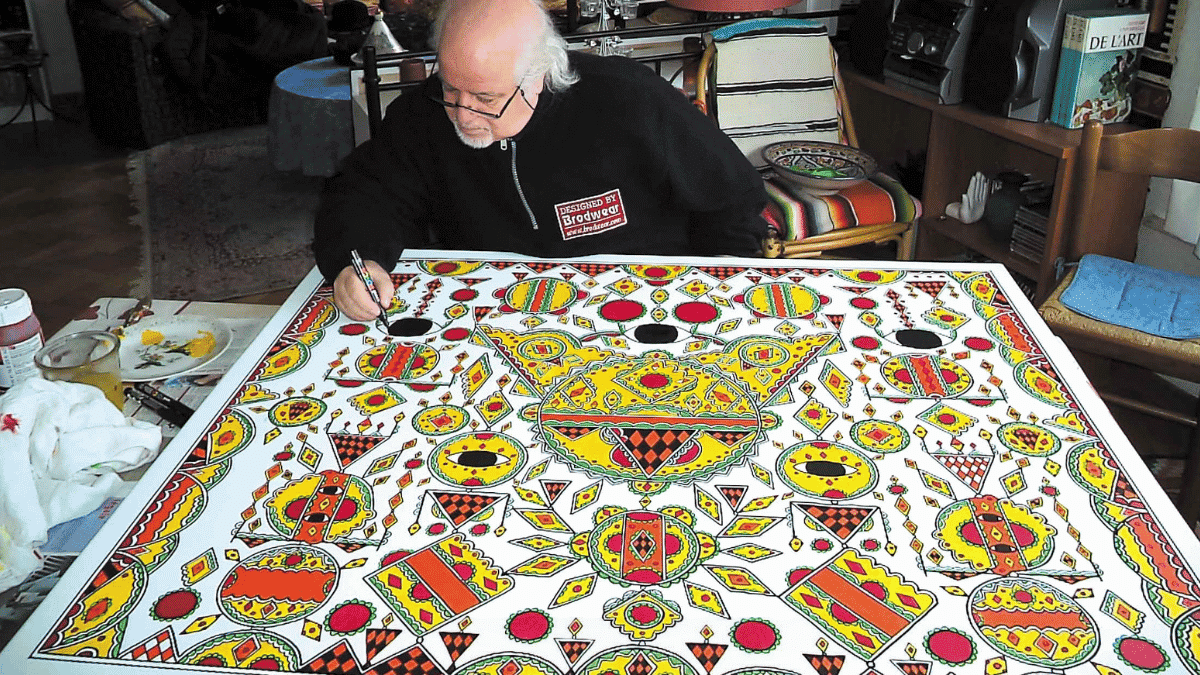 L’artiste Algéro-Belge Boubeker Hamsi reçoit un prestigieux prix en Belgique