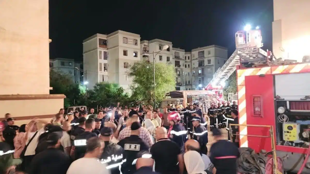 Oran : incendie suivie d’une explosion dans un immeuble, 21 blessés