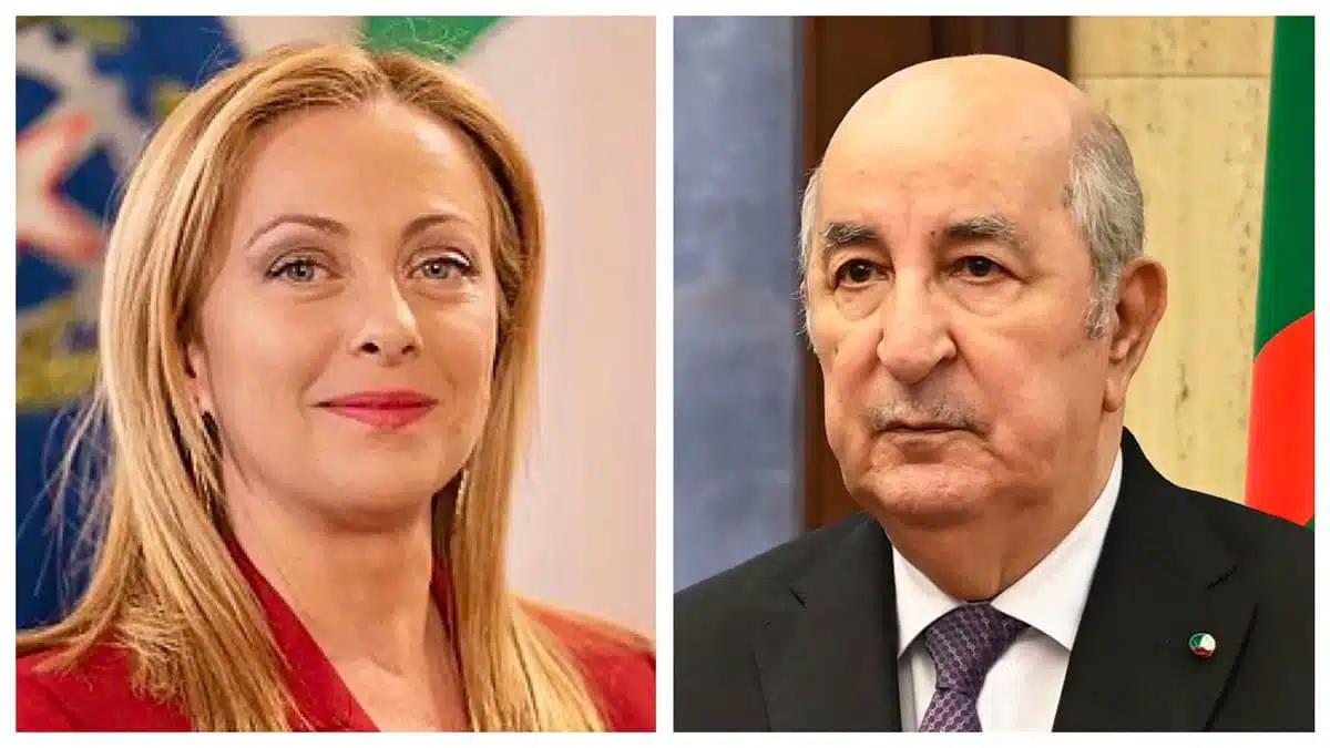 Algérie – Italie : Tebboune et Giorgia Meloni échangent au téléphone