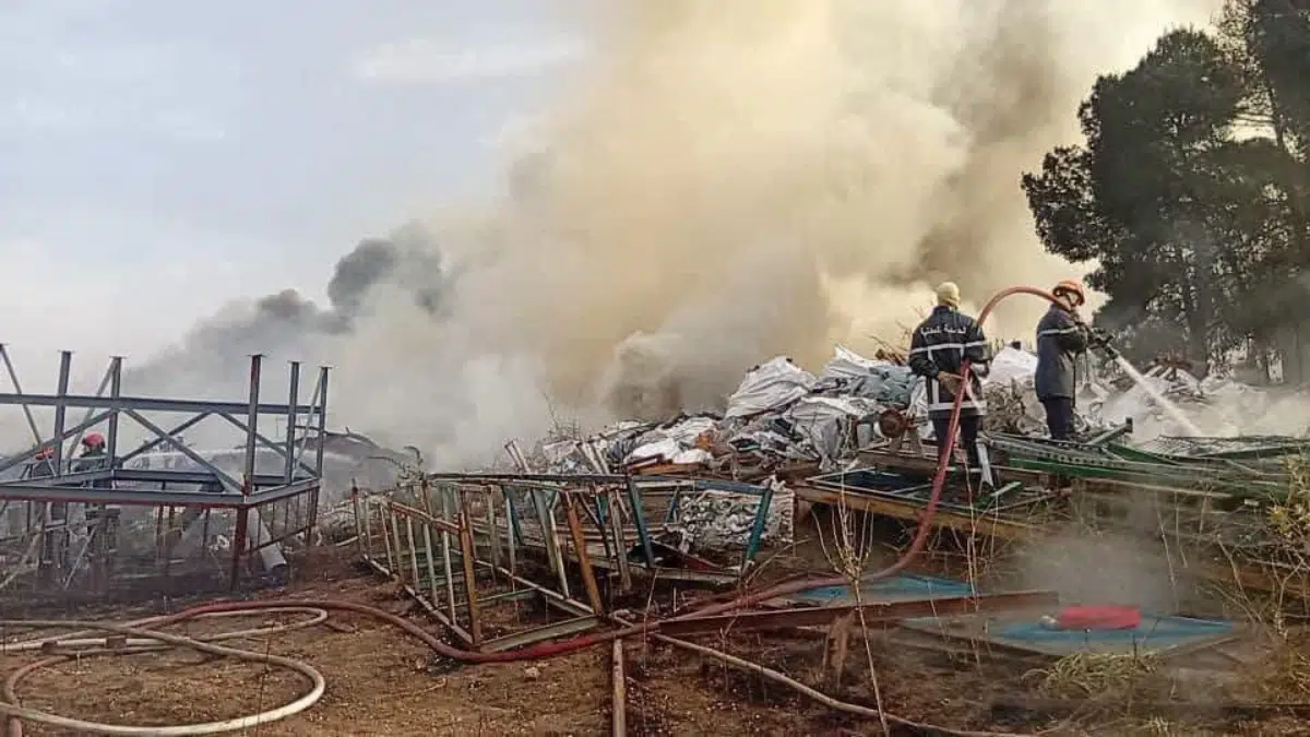 Incendies industriels en Algérie : quand des entreprises jouent avec le feu