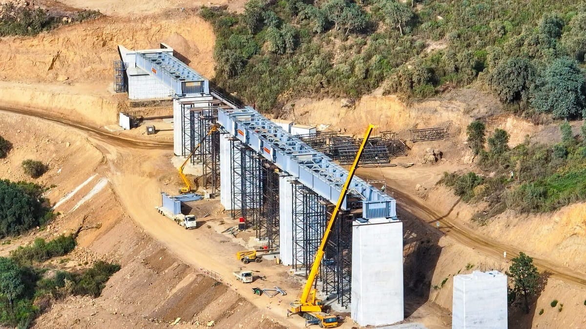 Ligne ferroviaire minière de l&rsquo;est : des travaux gigantesques à Bouchegouf (Guelma)