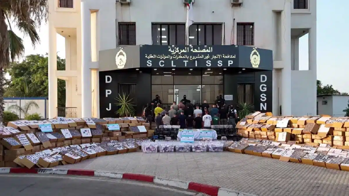 L&rsquo;Algérie démantèle un réseau dirigé depuis le Maroc : saisie historique de psychotropes