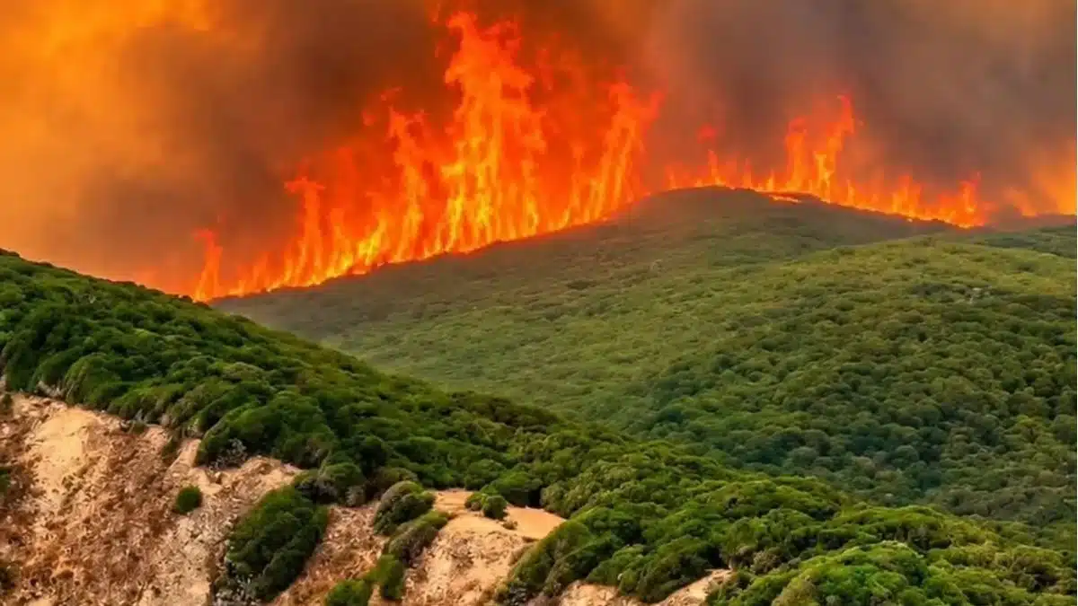 Incendies en Algérie : 123 feux en 24 heures, cinq toujours actifs